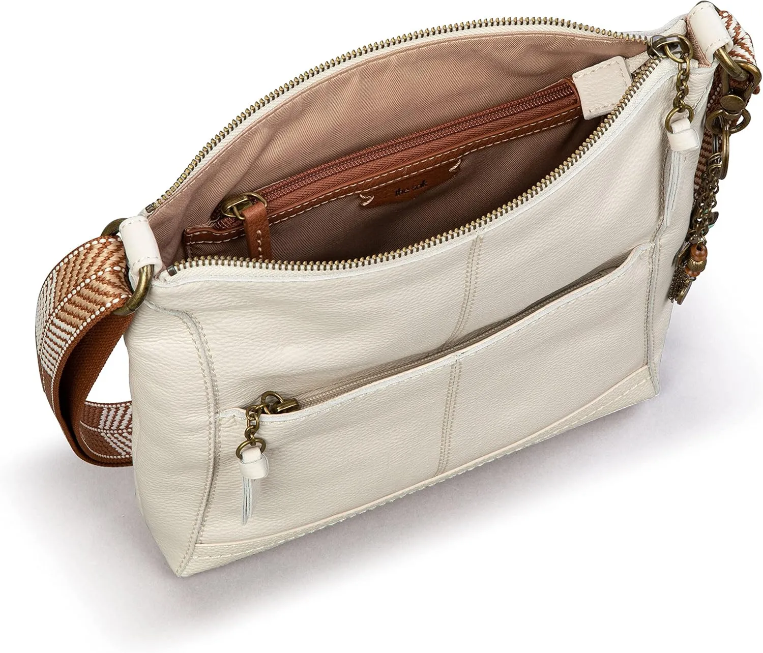 The Sak Lucia Crossbody Bag in Leather, Convertible Purse with Adjustable Strap