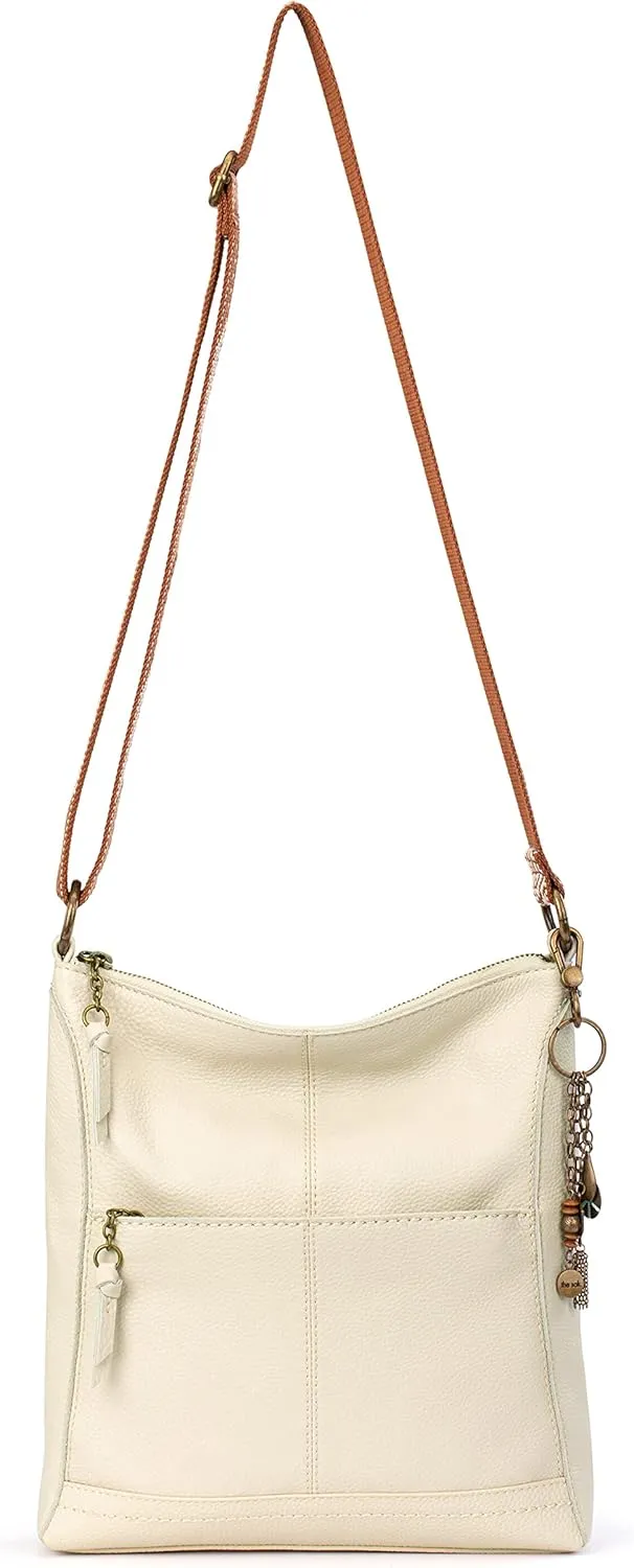 The Sak Lucia Crossbody Bag in Leather, Convertible Purse with Adjustable Strap