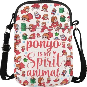TIIMG Janpan Animated Movie Inspired Gift The Cliff Cartoon Movie Gift Anime Movie Fans Gift Crossbody Bag