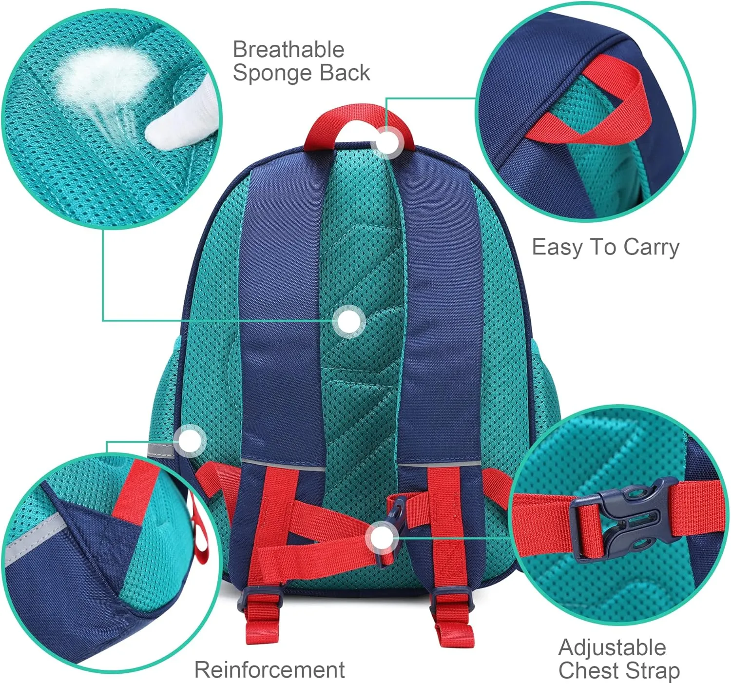 Toddler Backpack girl little Backpacks Animal Cartoon Mini Travel Bag for Baby Girl Boy 1-5 Years Baby Backpack(Dinosaur)