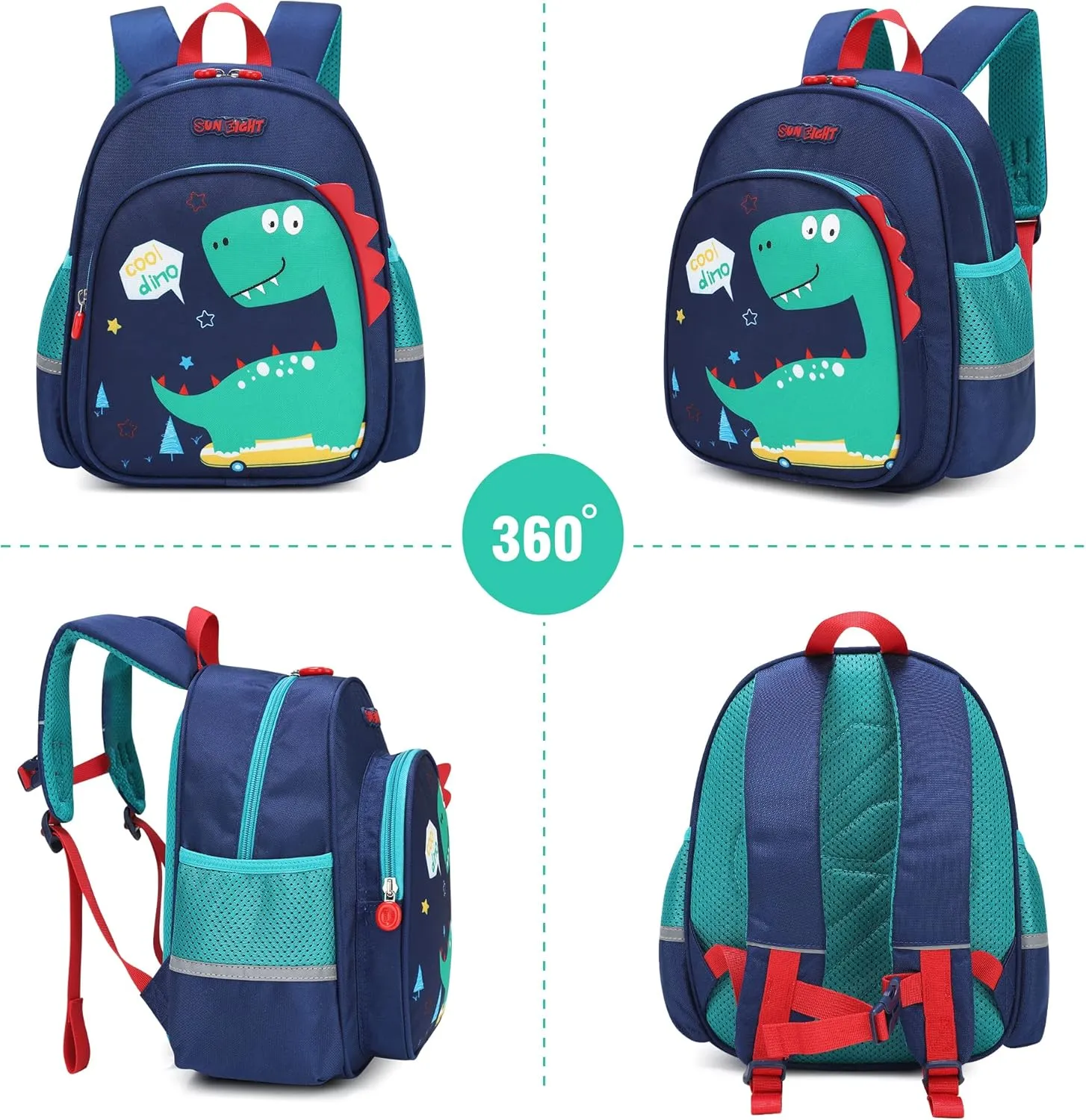 Toddler Backpack girl little Backpacks Animal Cartoon Mini Travel Bag for Baby Girl Boy 1-5 Years Baby Backpack(Dinosaur)