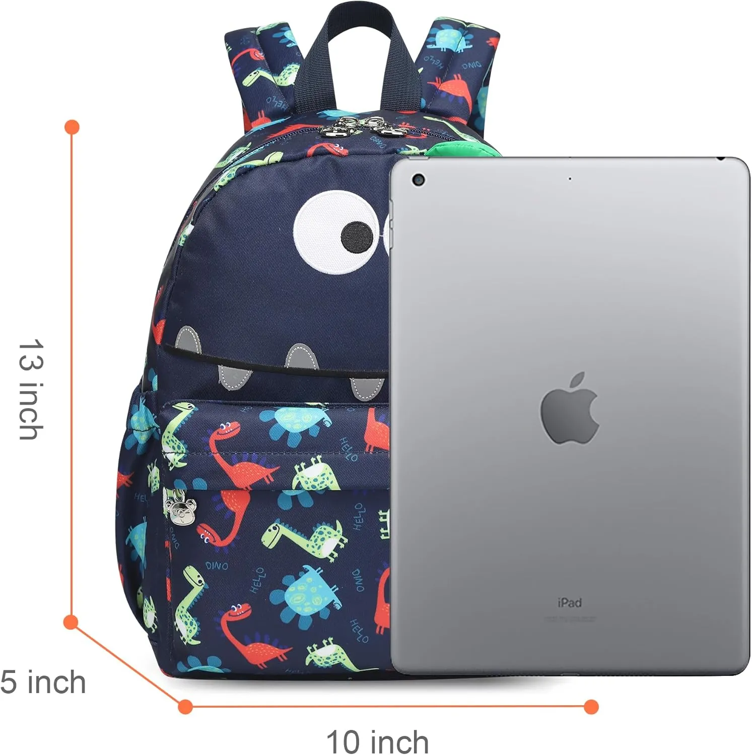 Toddler Backpack Waterproof 3D Little Dinosaur Design-Cute Animal Cartoon Unisex Mini Backpack for School Travel Daycare-Lightweight Kids Backpack for Boys & Girls Ages 1-5 Years