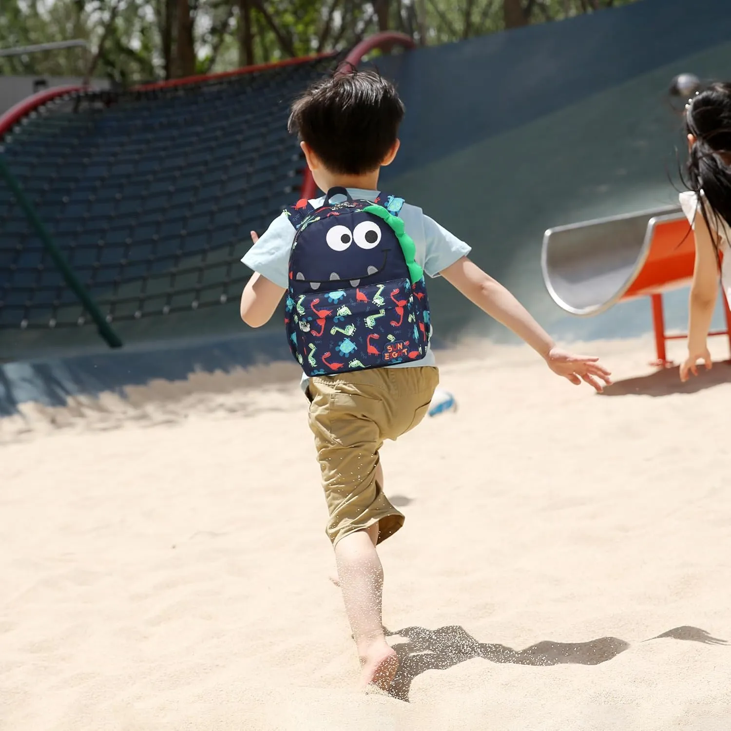 Toddler Backpack Waterproof 3D Little Dinosaur Design-Cute Animal Cartoon Unisex Mini Backpack for School Travel Daycare-Lightweight Kids Backpack for Boys & Girls Ages 1-5 Years