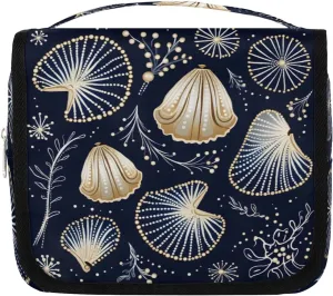 Toiletry Bag Hanging Toiletry Bag Travel Essentials Makeup Bag Travel Size Toiletries Bag Beautiful Sea Shell Travel Essentials For Women Travel Containers For Toiletries
