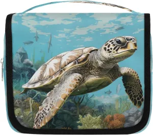 Toiletry Bag Hanging Toiletry Bag Travel Essentials Makeup Bag Travel Size Toiletries Bag Retro Turtle Travel Essentials For Women Travel Containers For Toiletries