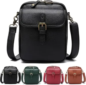Tojoyride Crossbody Bag, Urvashi Crossbody Bag, Vintage Anti Theft Purse with 10 Card Slot, Shoulder Bags Built In Wallet