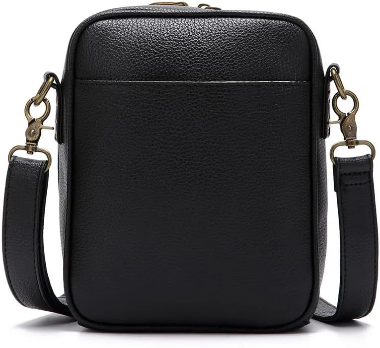 Tojoyride Crossbody Bag, Urvashi Crossbody Bag, With 10 Rfid Shielding Compartments Messenger Shoulder Bags (Wine)