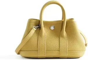 Tote Bag for Women, Genuine Leather Garden Top Handle Bags, Crossbody Shoulder Bags with Adjustable Shoulder Strap