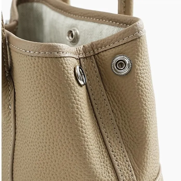Tote Bag for Women, Genuine Leather Garden Top Handle Bags, Crossbody Shoulder Bags with Adjustable Shoulder Strap