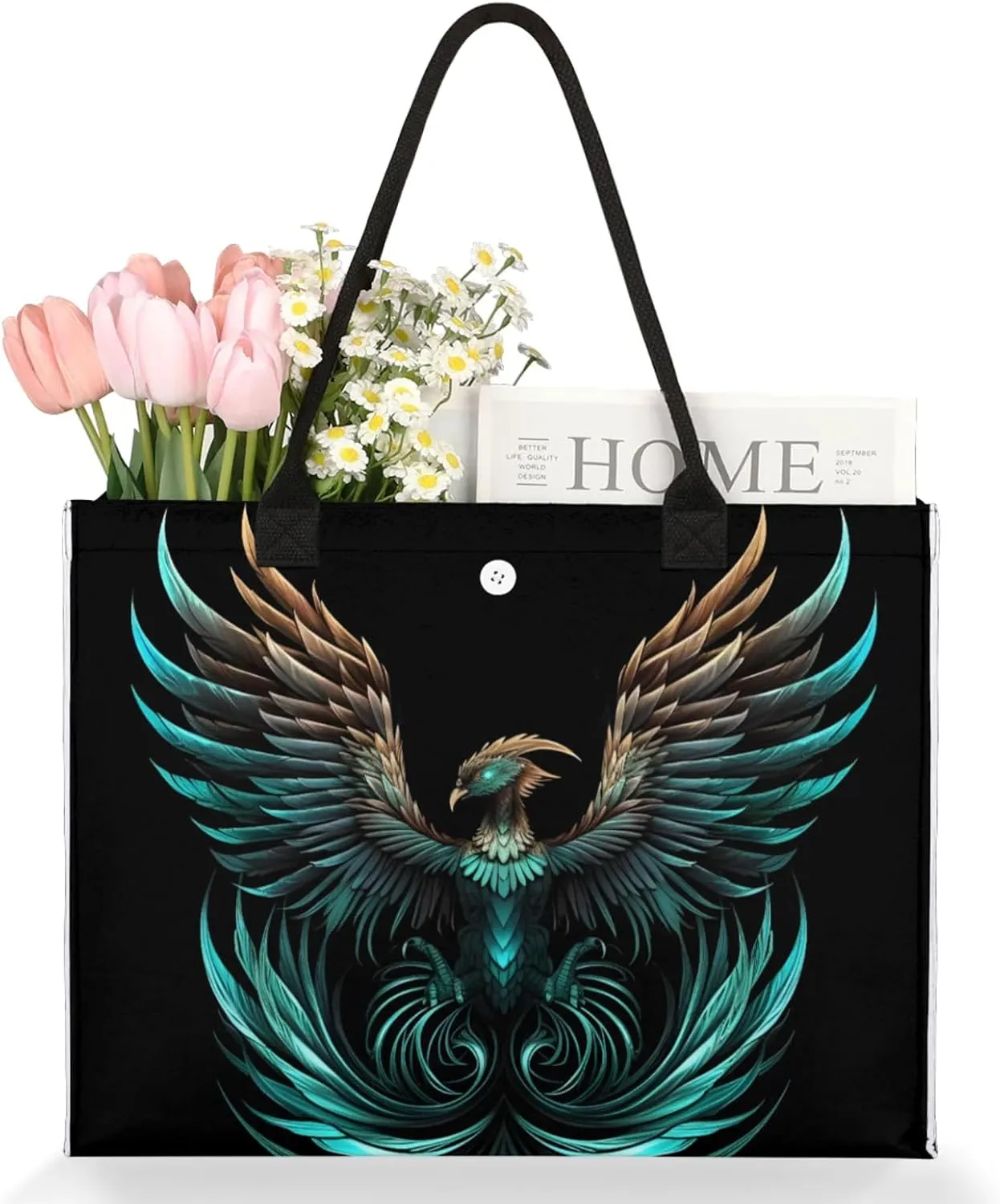 Tote Bag for Women Reusable Canvas Shoulder Bag