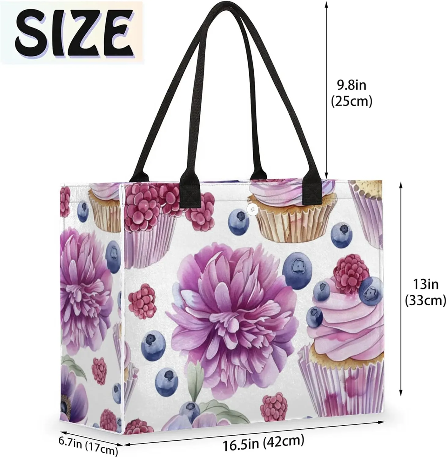 Tote Bag for Women Reusable Canvas Shoulder Bag