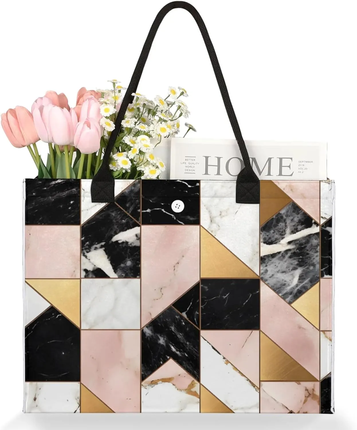Tote Bag for Women Reusable Canvas Shoulder Bag
