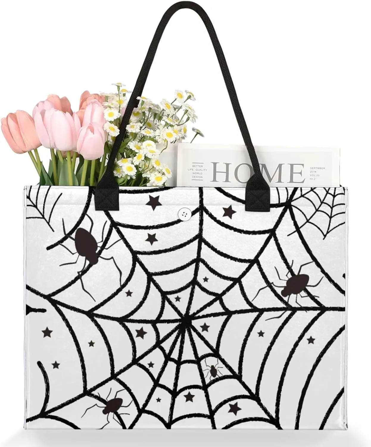 Tote Bag for Women Reusable Canvas Shoulder Bag