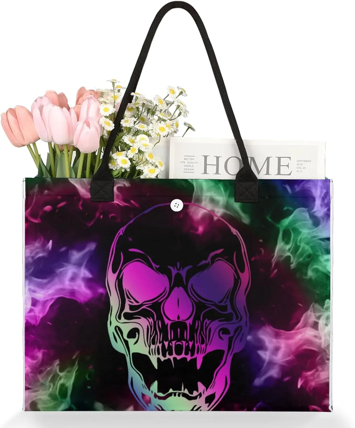 Tote Bag for Women Reusable Canvas Shoulder Bag