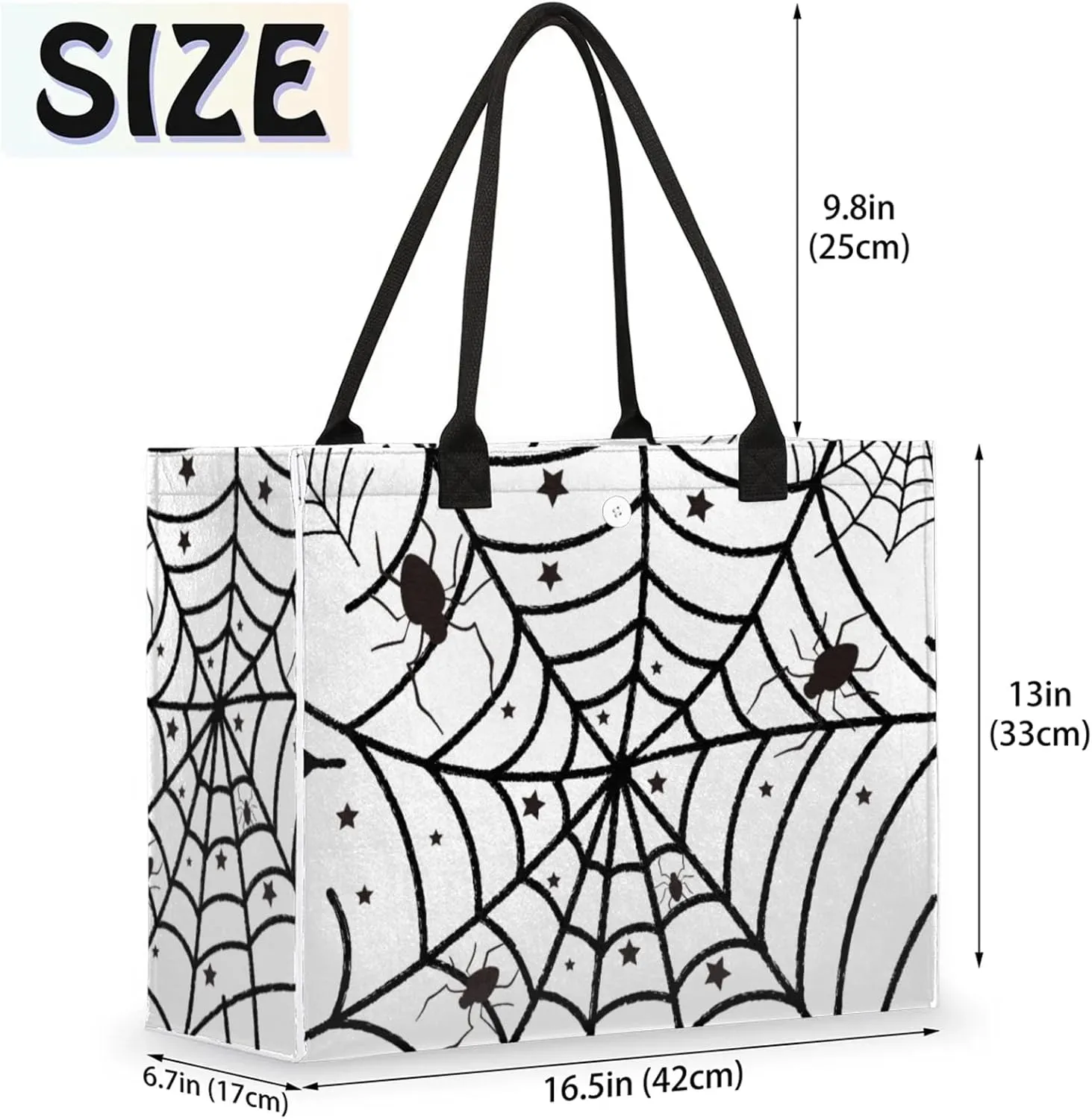 Tote Bag for Women Reusable Canvas Shoulder Bag