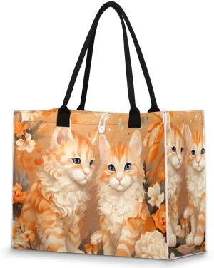 Tote Bag for Women Reusable Canvas Shoulder Bag