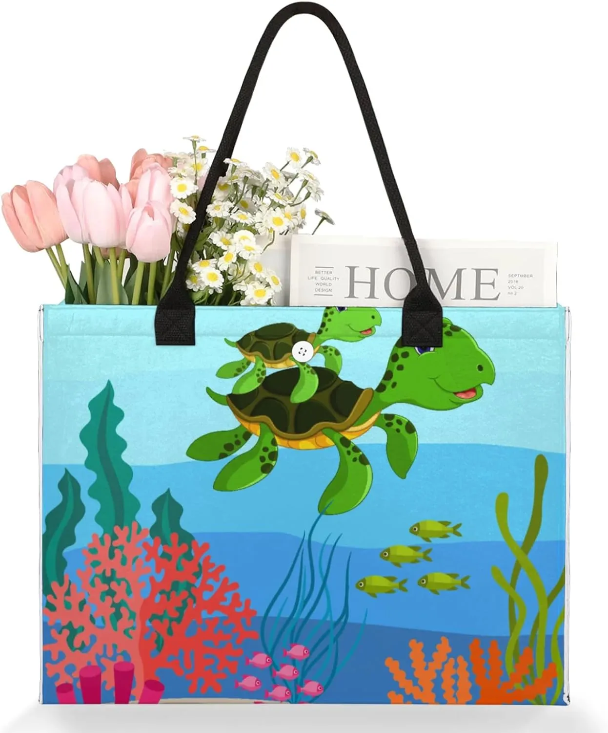 Tote Bag for Women Reusable Canvas Shoulder Bag