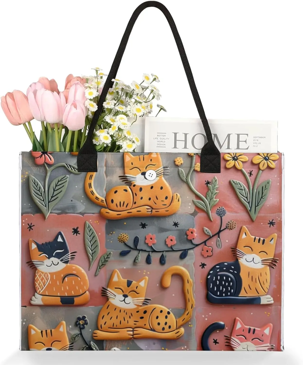 Tote Bag for Women Reusable Canvas Shoulder Bag