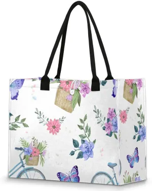 Tote Bag for Women Reusable Canvas Shoulder Bag