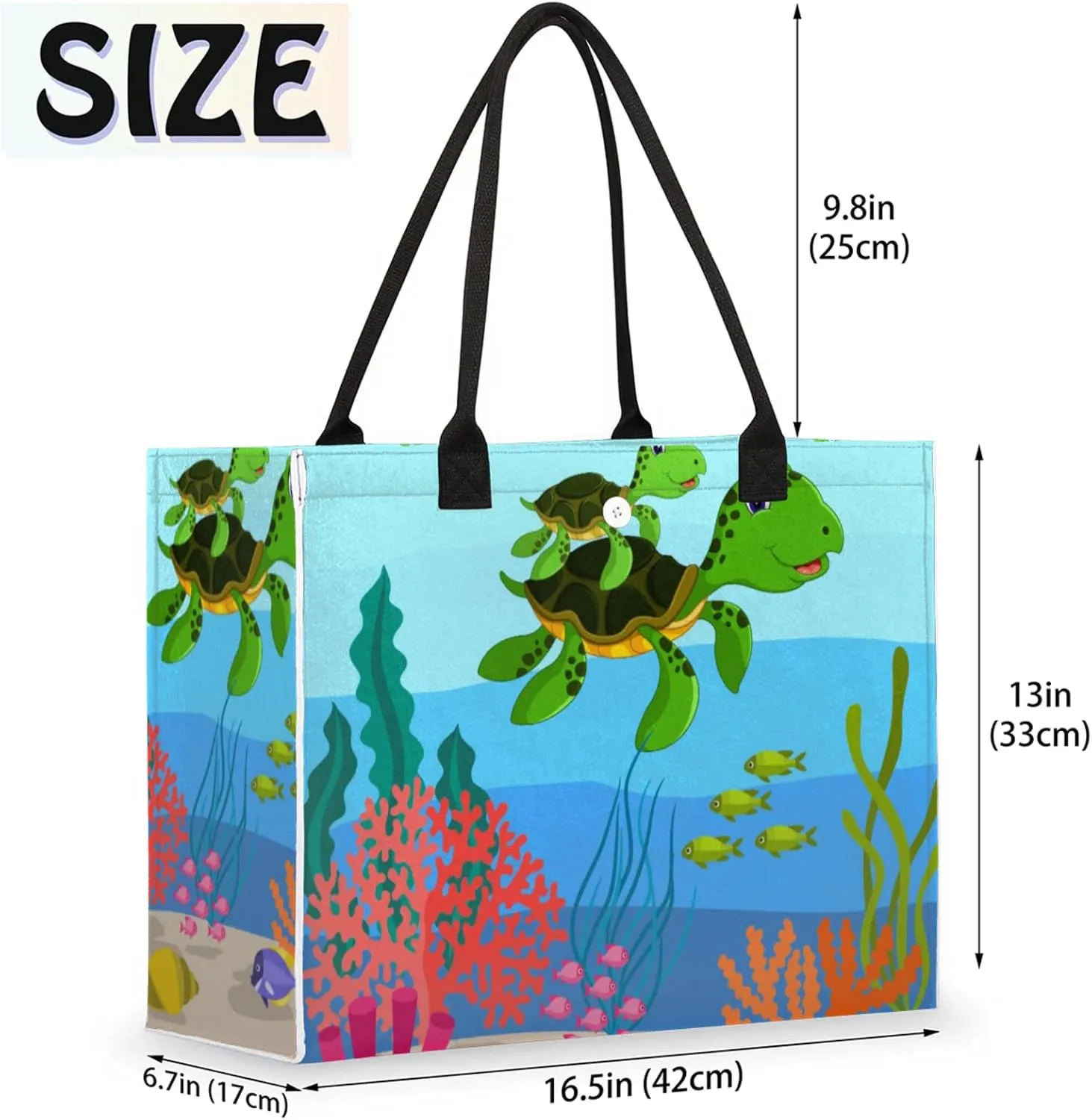 Tote Bag for Women Reusable Canvas Shoulder Bag