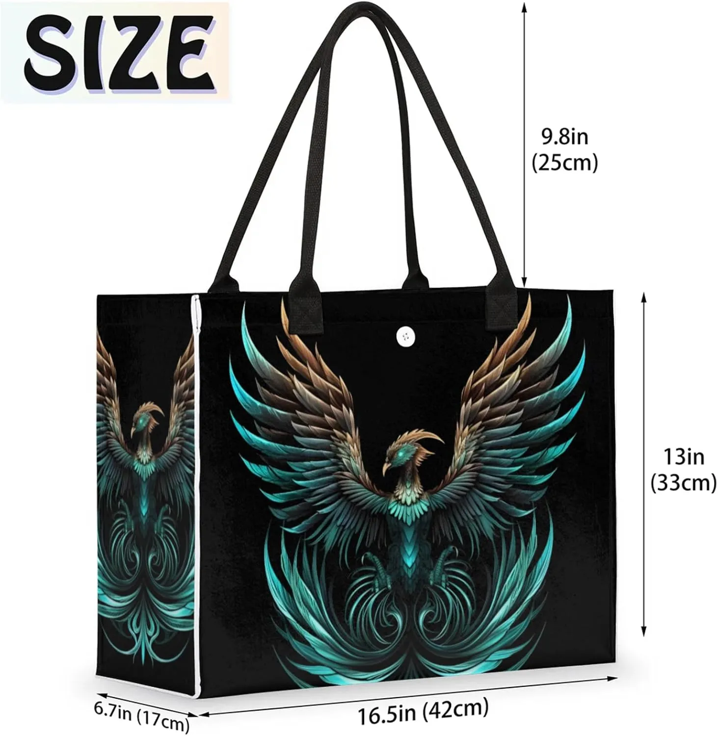 Tote Bag for Women Reusable Canvas Shoulder Bag