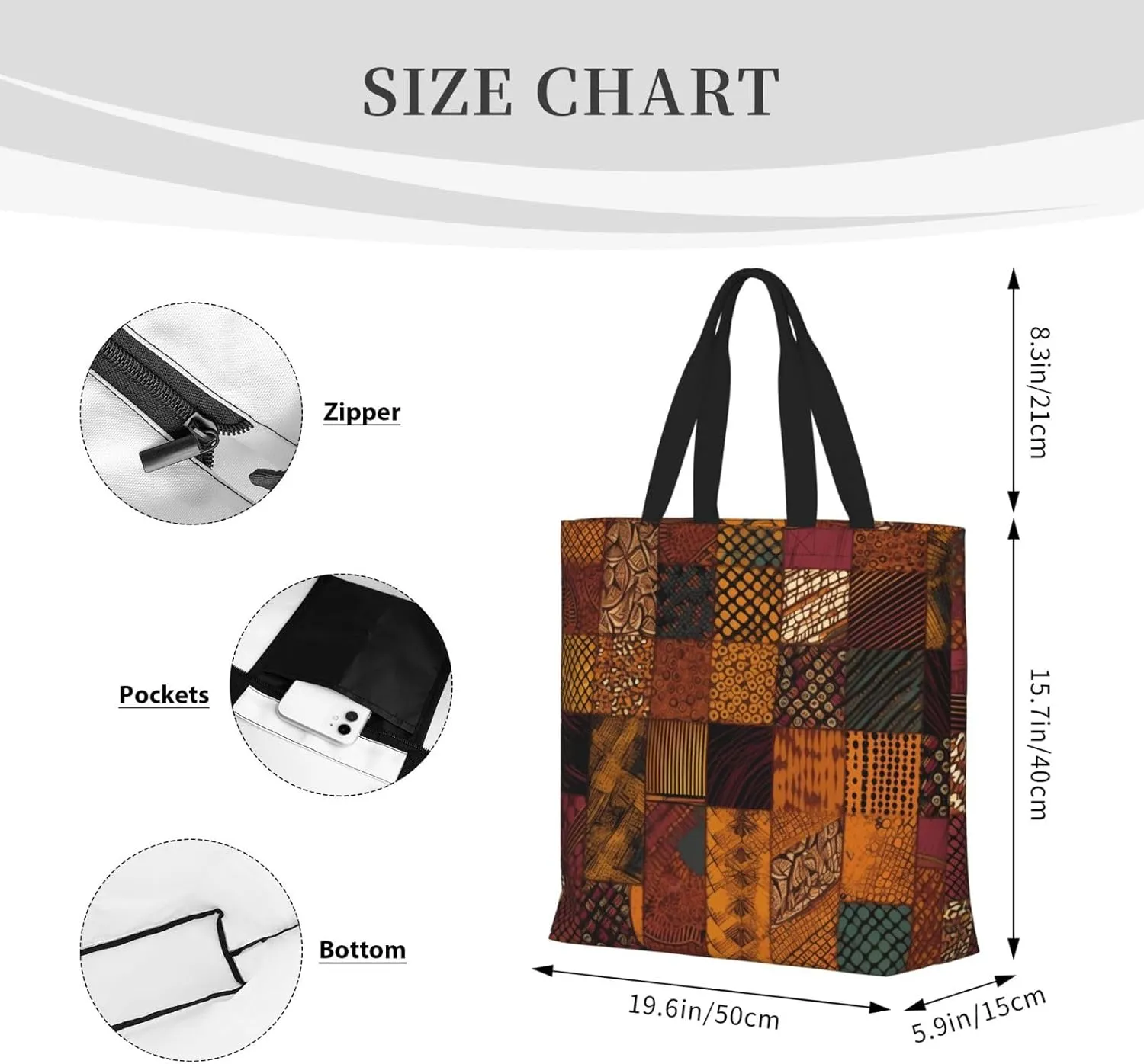 Tote Bag for Women Reusable Grocery Bags Aircraft Fighter Jets Tote Bag with Inner Pocket Travel Tote for Shopping