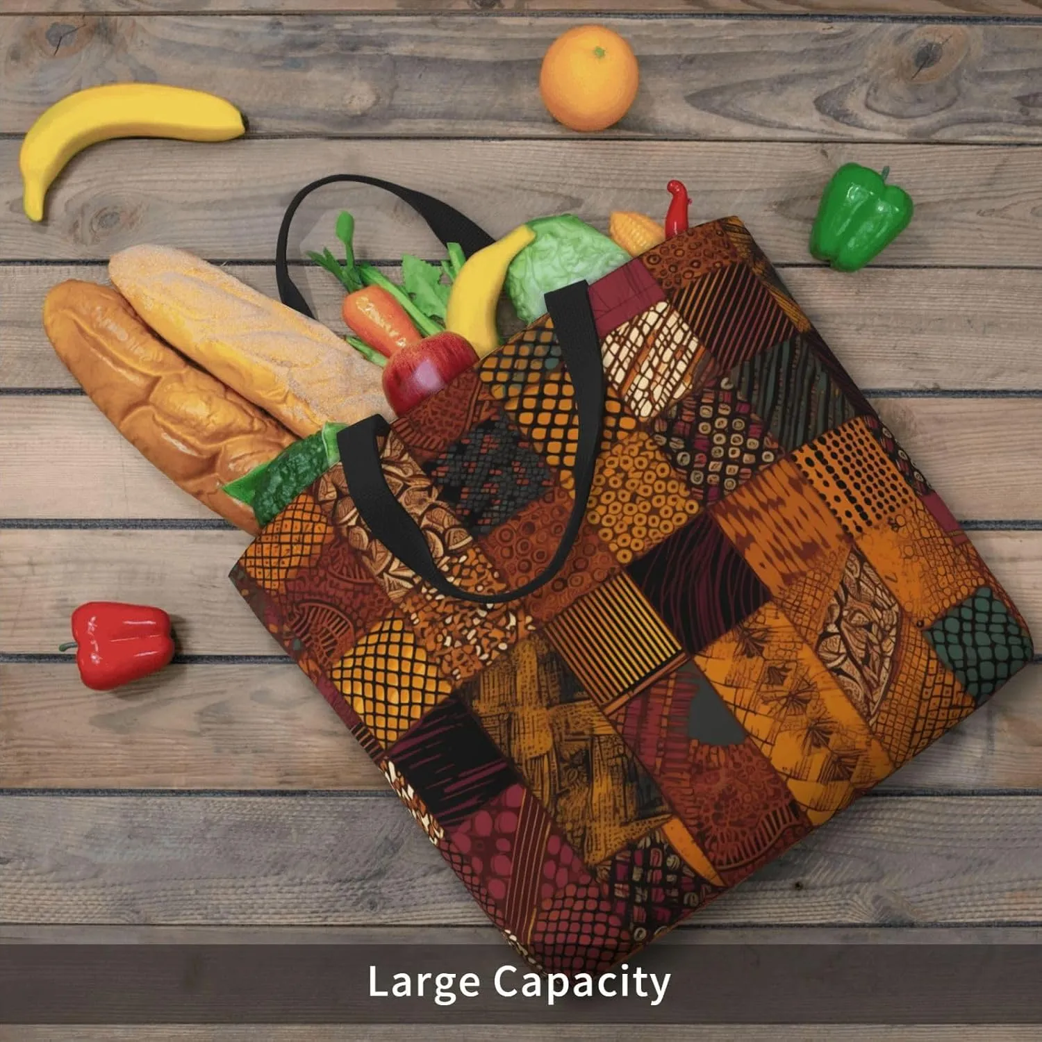 Tote Bag for Women Reusable Grocery Bags Aircraft Fighter Jets Tote Bag with Inner Pocket Travel Tote for Shopping
