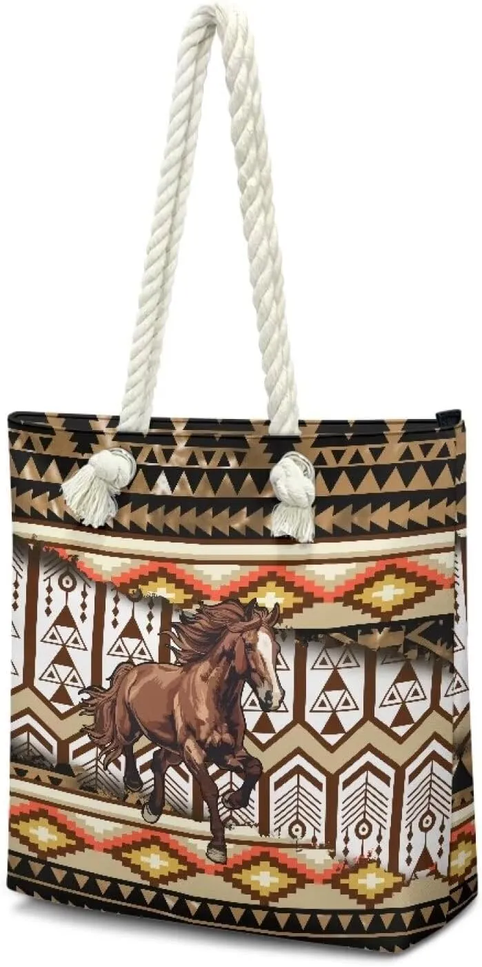 Tote Bags Casual Shoulder Bags Handbags Large Capacity Hobo Bag Travel Purse Beach Bag with Rope Handle for Women