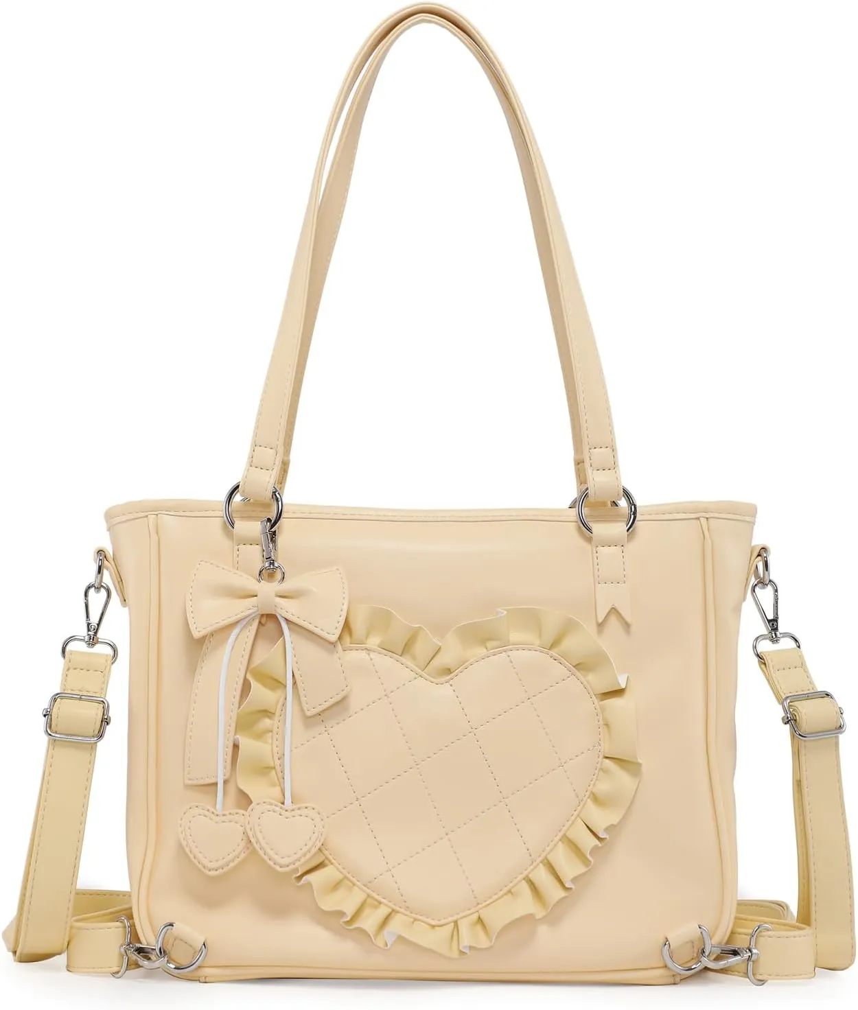 Tote Ita Bag Crossbody Shoulder Backpack Kawaii Purses and Handbags With Pin Display