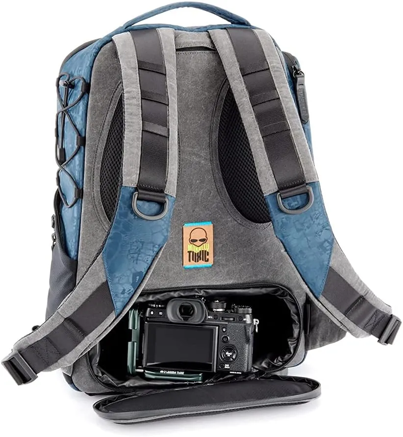 Toxic Valkyrie Camera Backpack - Smart Storage Padded Camera Bag with Lumbar Support - Sapphire 20L (VALKYRIE-SAPP-M)