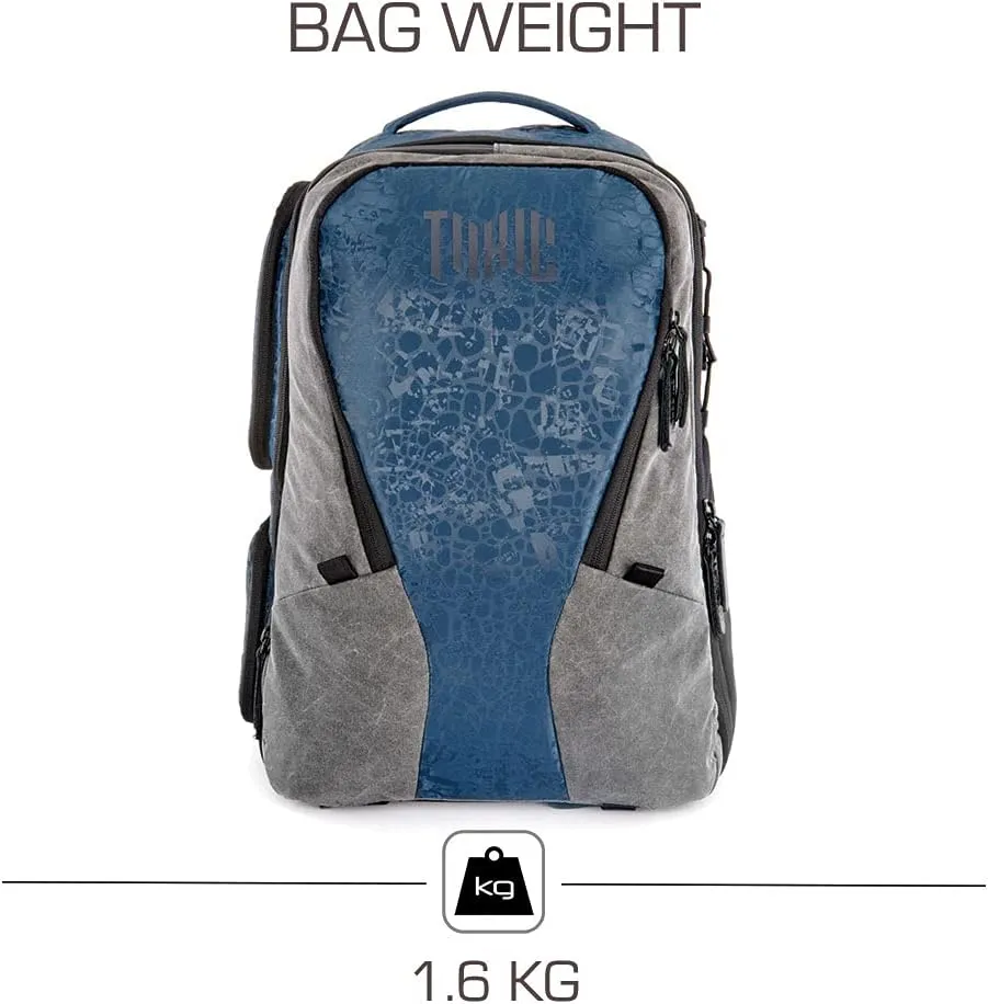 Toxic Valkyrie Camera Backpack - Smart Storage Padded Camera Bag with Lumbar Support - Sapphire 20L (VALKYRIE-SAPP-M)