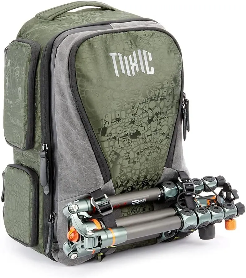 Toxic Valkyrie Camera Backpack - Smart Storage Padded Camera Bag with Lumbar Support