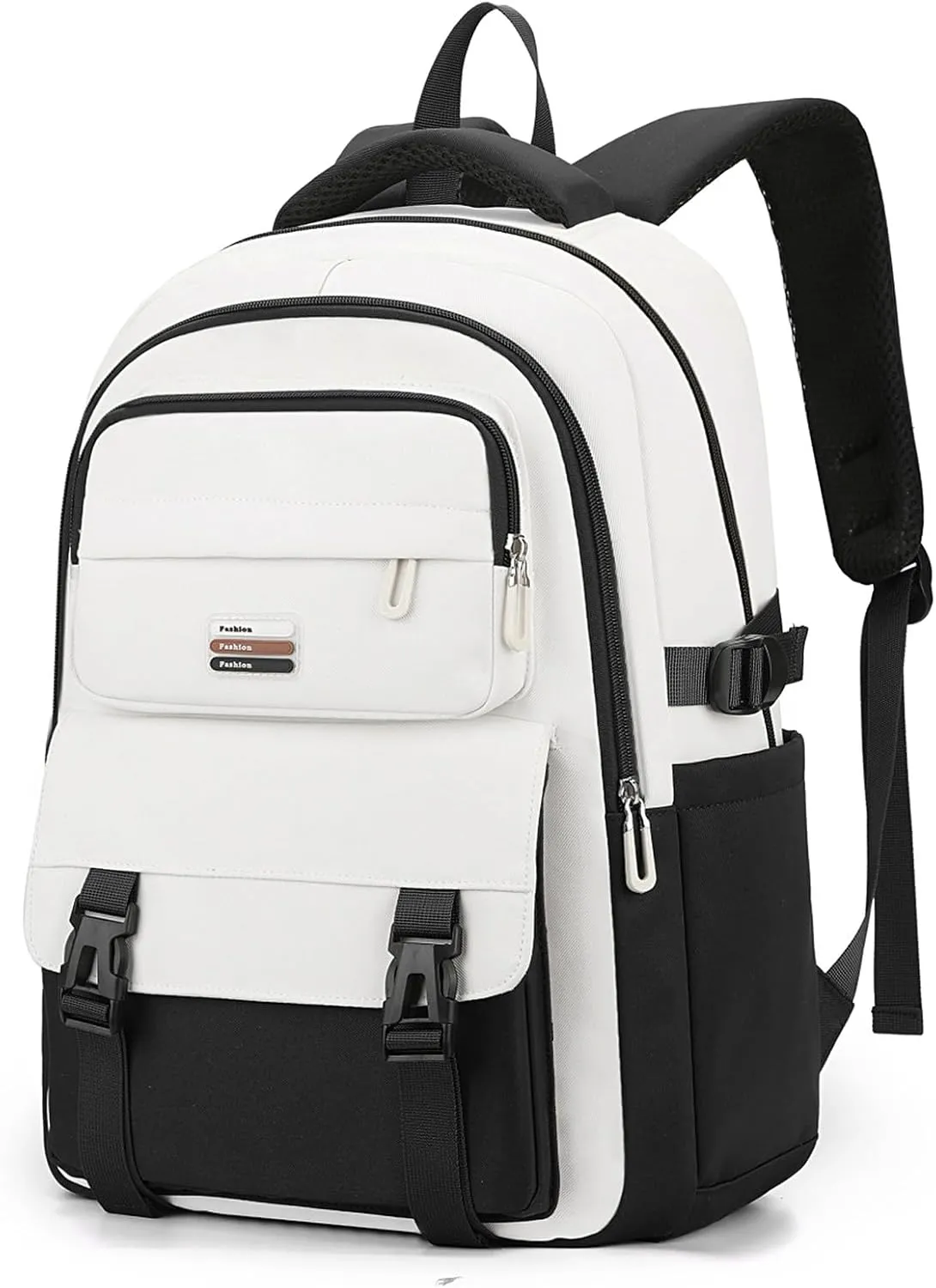 Travel Backpack for Women and Men,Airline Approved Business Work,18-Inch Black Backpack Waterproof,Lightweight Daypack for Work,Hiking,Casual Travel