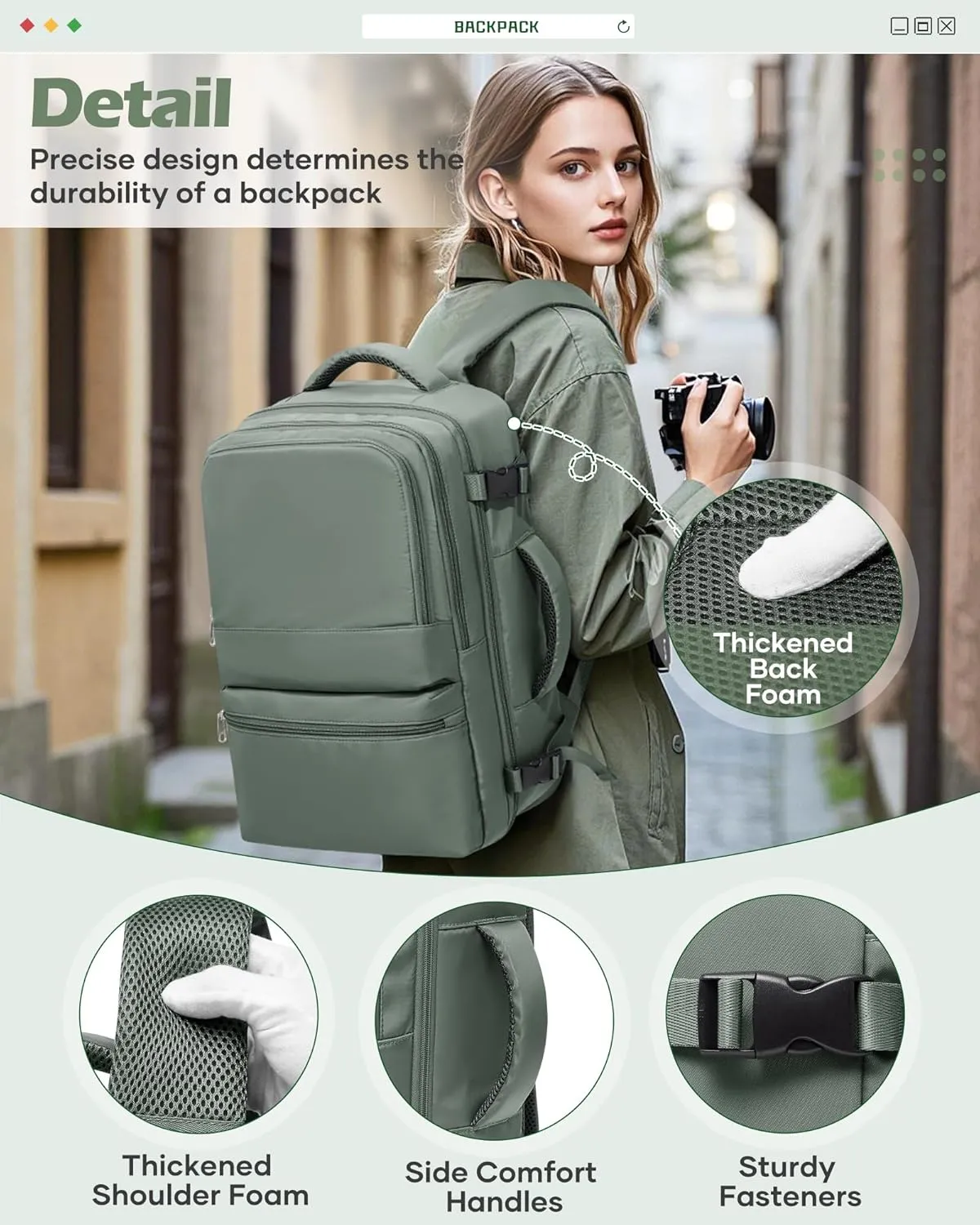 Travel Backpack For Women,Carry On Backpack Airline Approved,Laptop Work Backpacks For Men,Personal Item Travel Bag