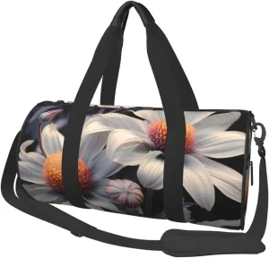 Travel Duffel Bag Foldable Weekender Overnight Bag Modern Floral Painting Sports Tote Gym Bags Large Capacity Lightweight Carry On Luggage Bags for Men Women