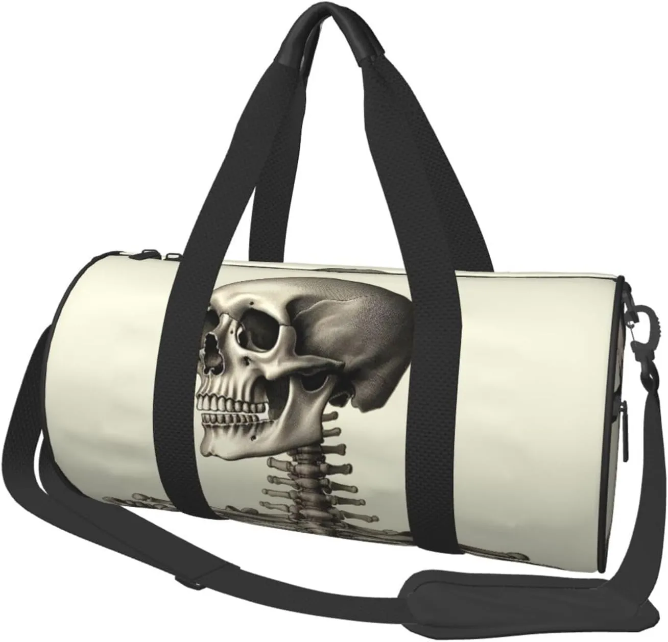 Travel Duffel Bag Foldable Weekender Overnight Bags Human Skeleton Sports Tote Gym Bag Large Capacity Lightweight Carry On Luggage Bags for Men Women