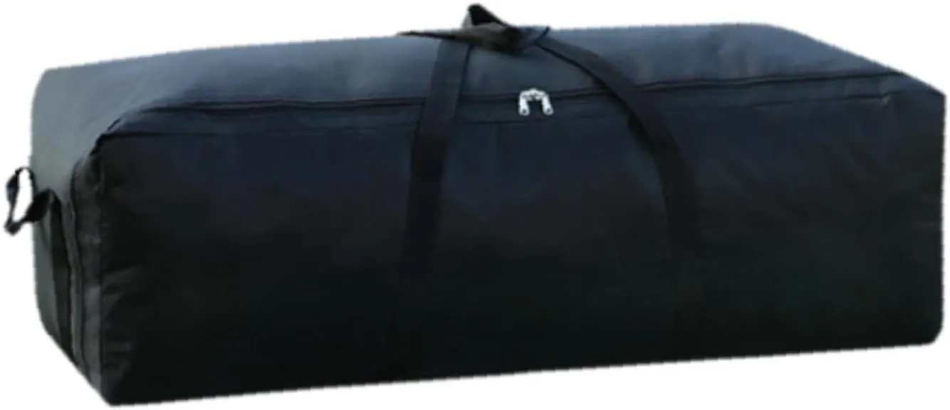 Travel Duffel Bag for Outdoor Use, Black, 55L
