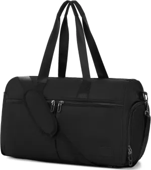 Travel Duffel Bag, Weekender Bag for Women, Sport Gym Duffel Bag with Shoe Compartment, Carry on Overnight Bag for Airplanes