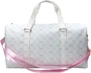 Travel Duffel Bag,Weekender Bags Gym Bag for Women,Lightweight Carry on Overnight Bag for Essentials,Hospital Bags for Labor and Delivery,Duffel Bag Luggage Bag for Travel Sports Weekend,Pink Bow