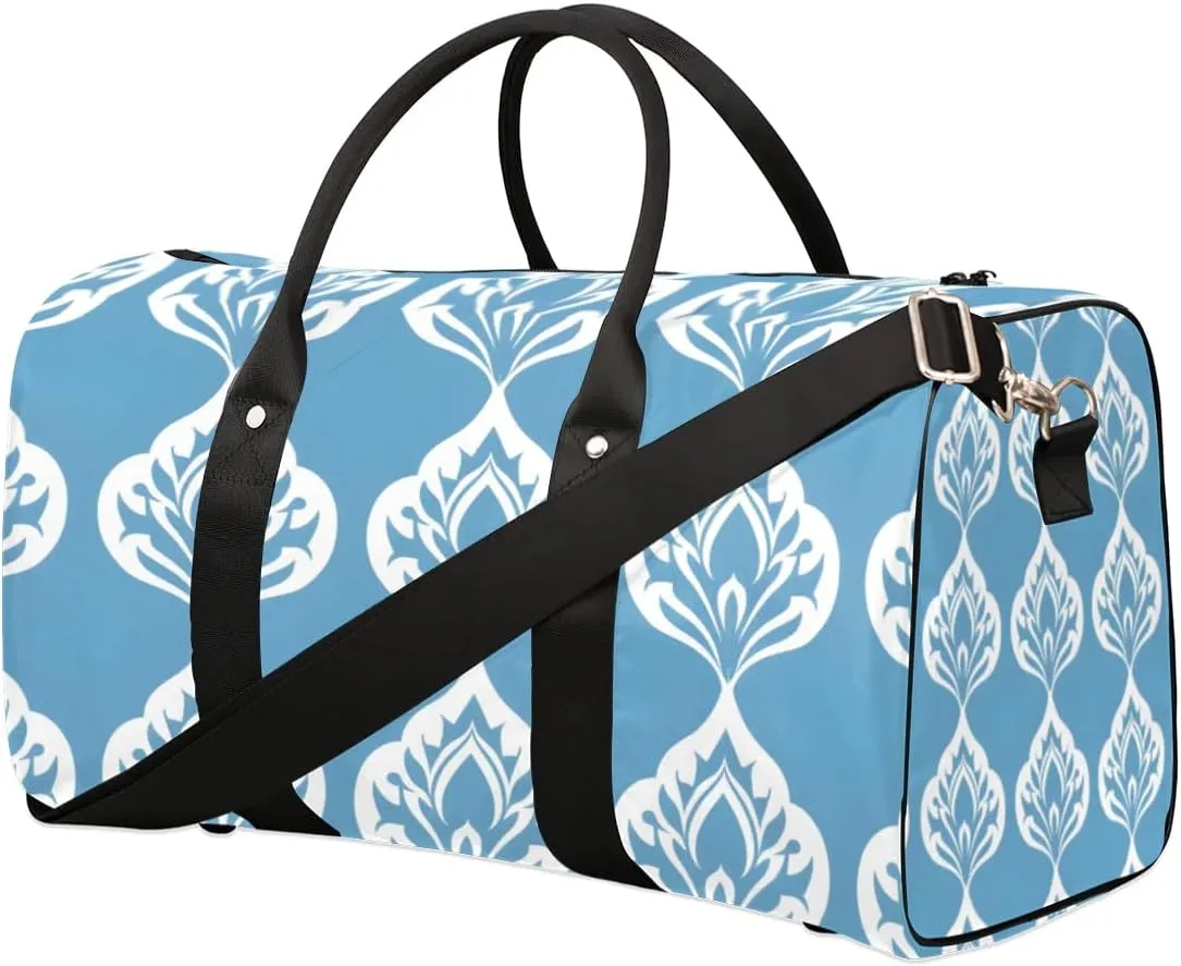 Travel Duffle Bag Beautiful Floral Print Gym Bags for Men Women Travel Duffel Bags with Adjustable Shoulder Strap Carry On Weekender Bag