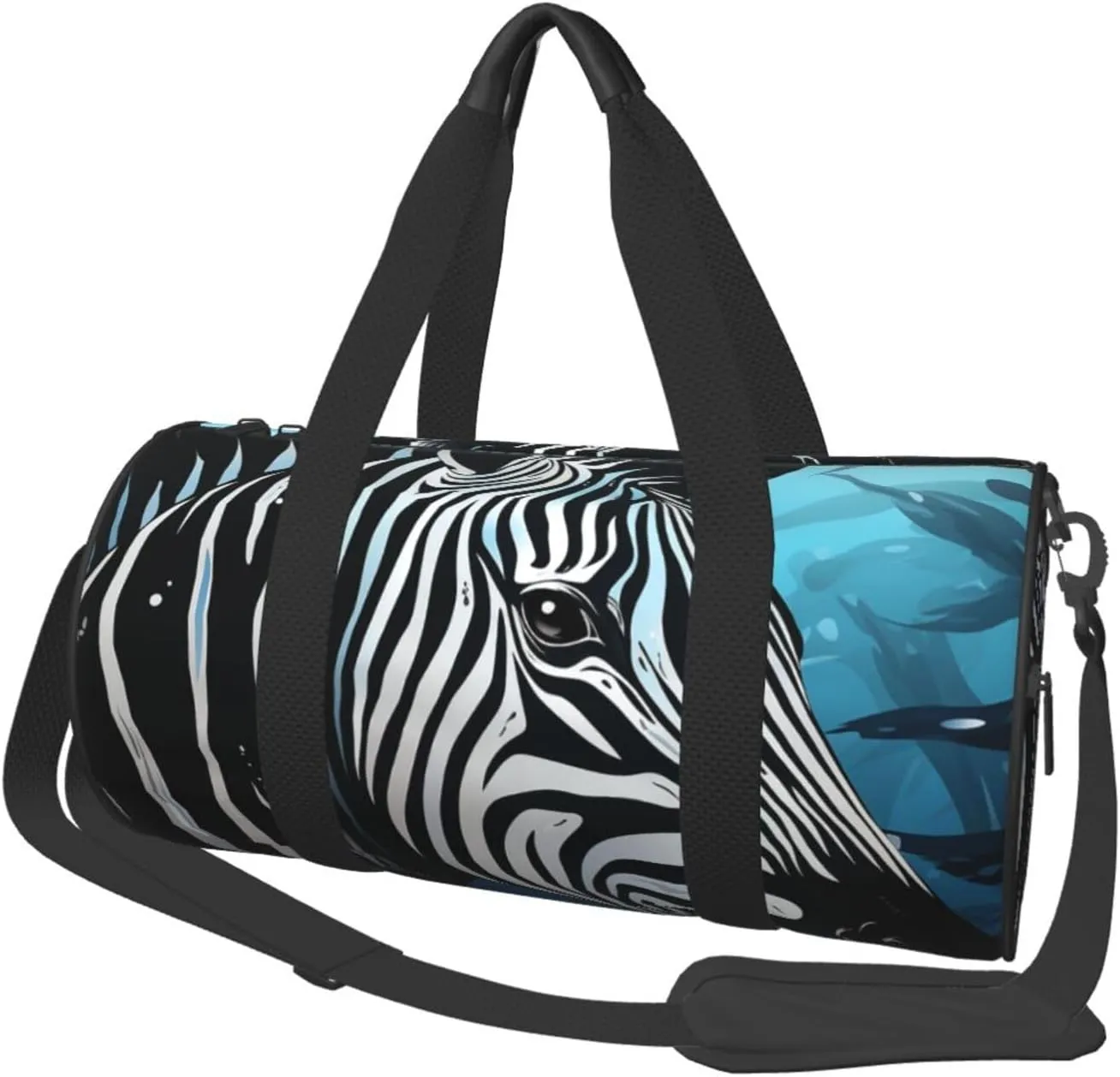 Travel Duffle Bag Blue Sailfish Weekender Bags For Women Large Capacity Travel Overnight Bags Foldable Carry On Tote Bags Lightweight Sport Gym Bag For Travel/Gift