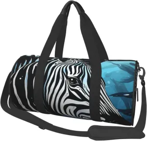 Travel Duffle Bag Blue Sailfish Weekender Bags For Women Large Capacity Travel Overnight Bags Foldable Carry On Tote Bags Lightweight Sport Gym Bag For Travel/Gift