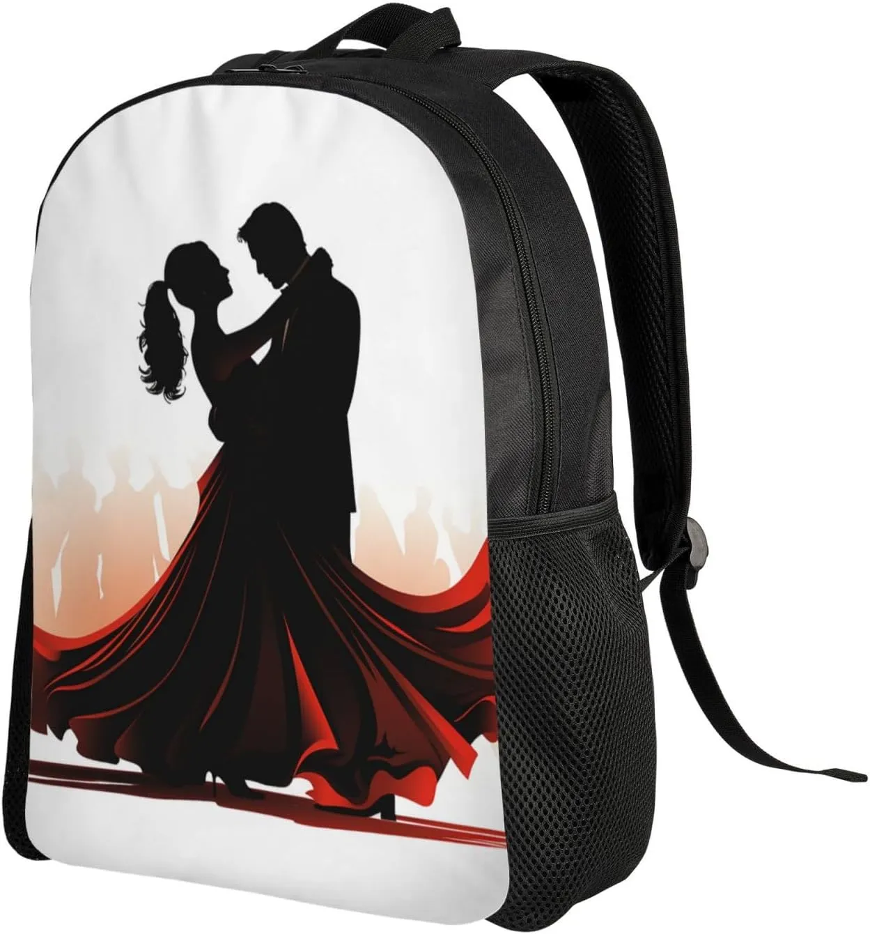 Travel Laptop Backpack Ballroom Dance Carry On Backpack Casual Daypack Waterproof Business Work Bag