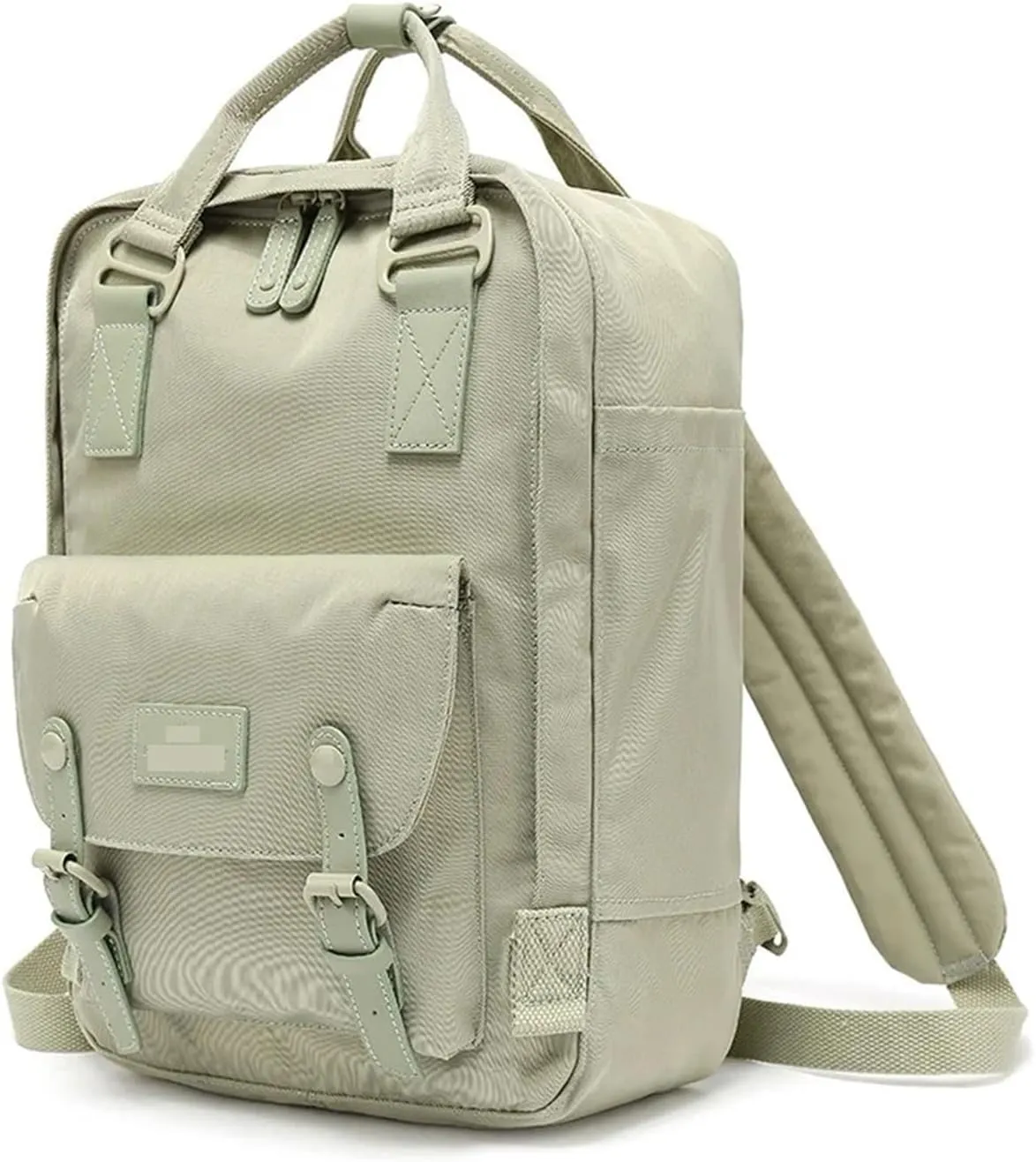 Traveling Bag，Pure Cotton Canvas Leather Bag，Retro Bag，Sports Camping Backpack(27)