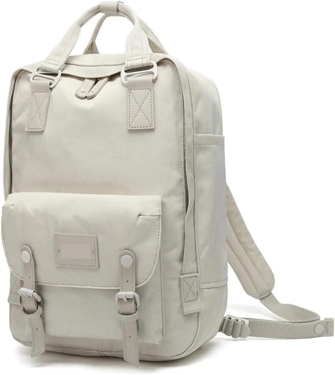 Traveling Bag，Pure Cotton Canvas Leather Bag，Retro Bag，Sports Camping Backpack(27)