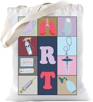 TSOTMO Respiratory Therapist Tote Bag RT Gift Respiratory Therapy Respiratory Nurse Gift Lung Therapist Gift