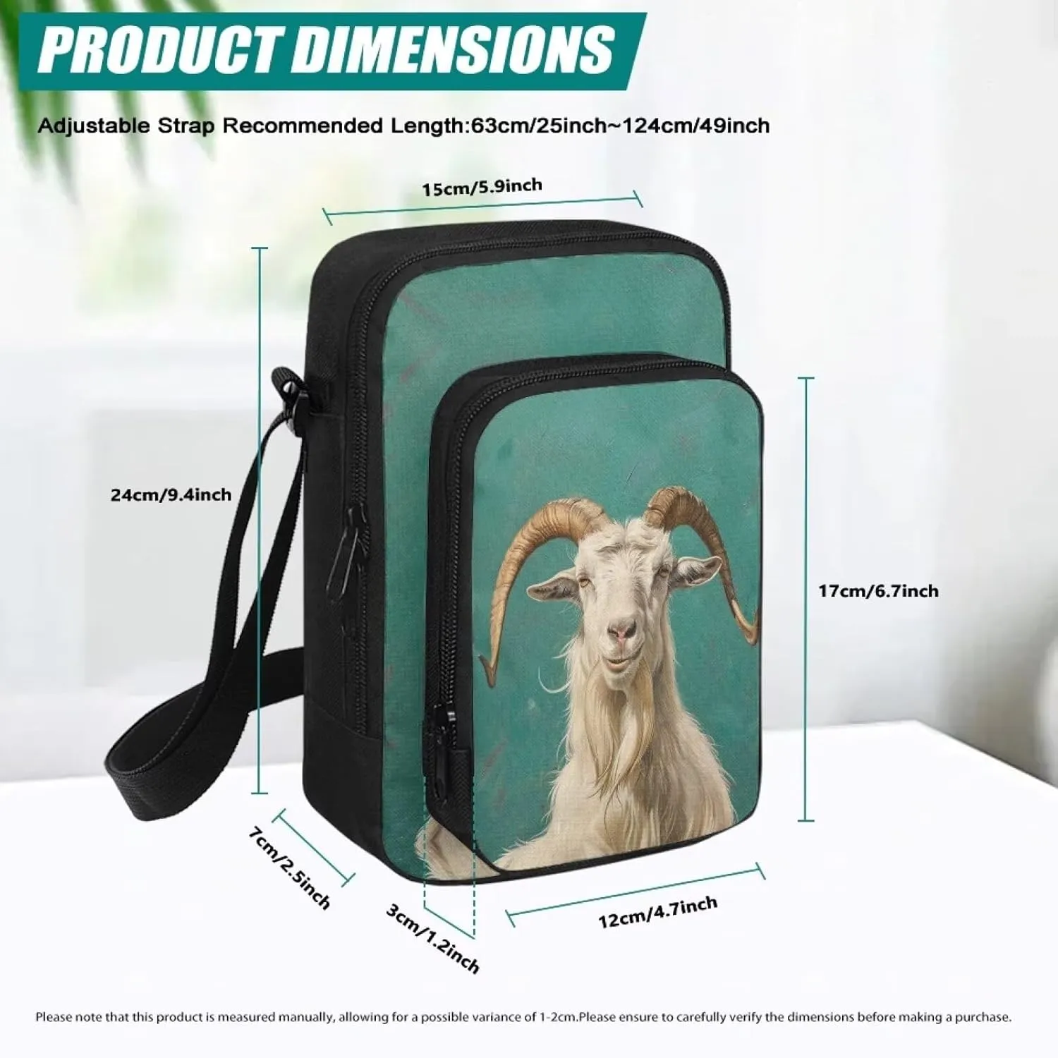 Uourmeti Cross Body Cell Phone Pouch Shoulder Purse Bag for Women Travel Sling Bag