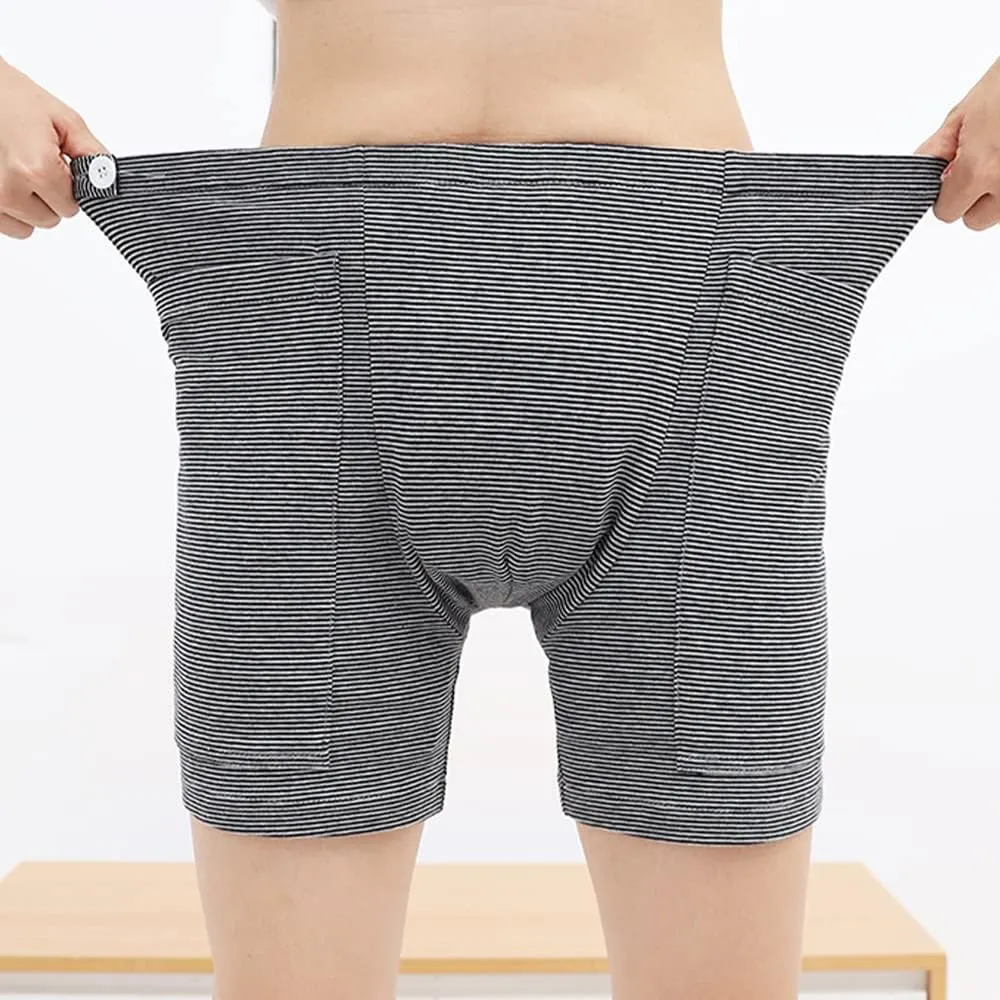 Urine Bag Pants, Incontinence Care Trousers Catheter Underwear for Elderly, Urinate Drainage Bag Pants Abdominal Surgeries Patient, Ostomy Drainage Bag Care Pants, Incontinence Care Pant