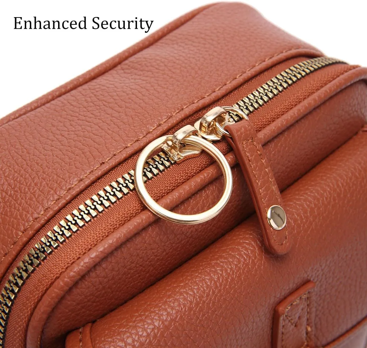 Urvashi Crossbody Leather Bag, Collaboraten1 Crossbody Leather Bag Anti Theft Small Crossbody Sling Bags for Women