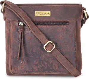 VALENCHI Women's Crossbody Handbags - Premium Leather Bags for Women - Everyday Purse with Adjustable Strap - Ladies Bag